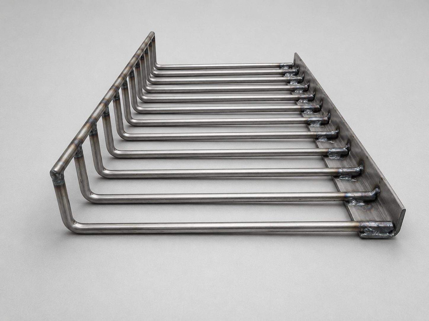 Rack de tubos doblados